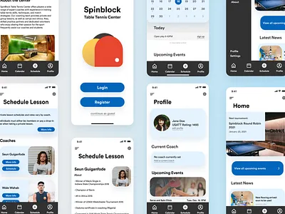 Spinblock App app app design branding design mockup ui