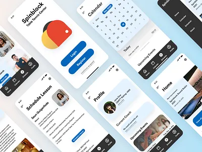 Spinblock App WIP app app design branding design mockup ui