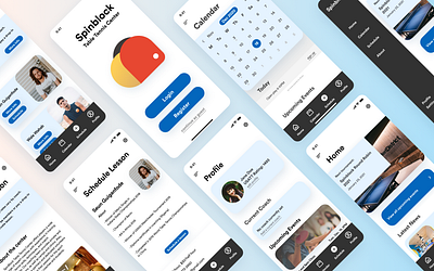 Spinblock App WIP app app design branding design mockup ui