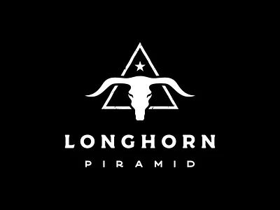 Longhorn animal bull logo longhorn rodeo texas