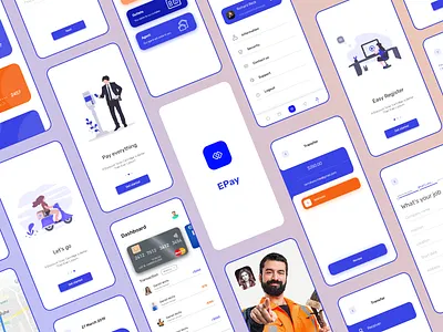 Epay app ui design 2020 trend app app ui app ui ux clean ui design ecommerce ios ui ui design uidesign