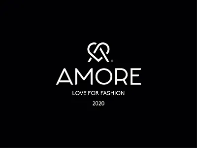 AMORE a letter a letter logo black brand branding design heart heart logo hearts icon logo logomark logomarks love love logo mark typography