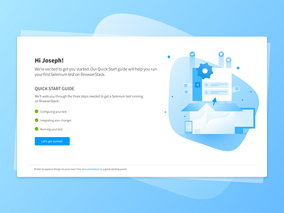 Get started with Automate 2d automate automation browsers browserstack design devices illustration mobile product sketch testing ui web website welcome