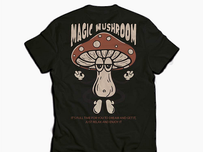 MAGIC MUSHROOM graphic design illustration vintage design