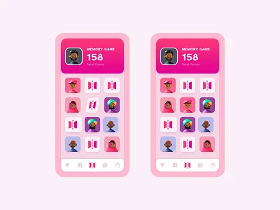 Card Flip card dailyui flip game pink ui xdcreativechallenge xddailychallenge