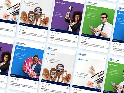 UWorld Legal Fall 2020 Re-targeting Ad Campaign google display ads social ad campaign social media