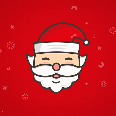 Santa Claus app art artwork design icon icon design illustration illustration art illustrator logo logo design logos santa claus ui vector vector illustration vectorart web