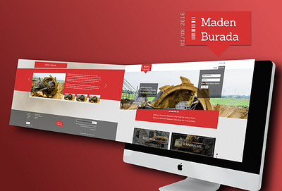 Maden Burada UI/UX app css design html5 landing page layout php sql ui ux web website