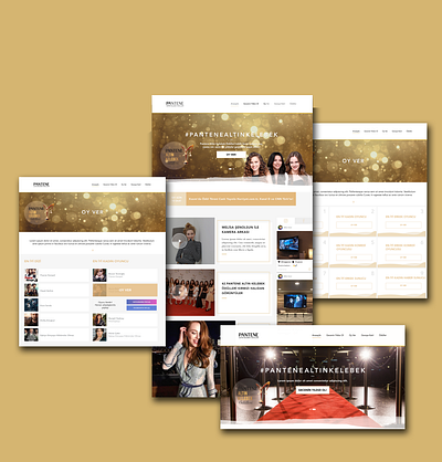 Pantene Web UI/UX app css design html5 landingpage layout mobile app design php sql ui ux web