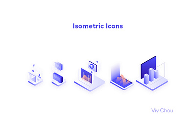 Isometric Icons data viz icon icon design icons illustrstion iot isomatric ui design vector