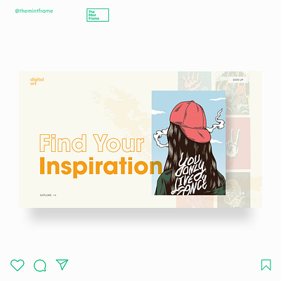 Find Inspiration for Digital Art adobe illustrator adobe photoshop adobe xd art artwork branding design digital art digital illustration digital painting inspiration ui uidesign webdesign website