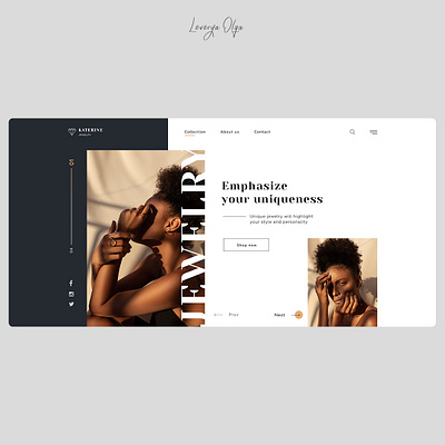 Jewelry concept clean design creative design inspiration product uidesign uiux uxdesign webdesign
