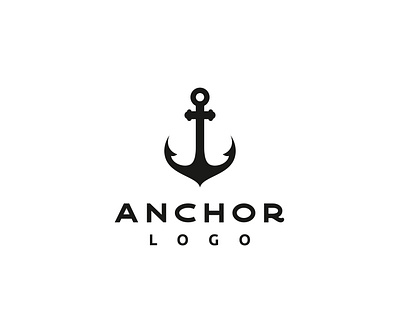 Anchor logo anchor beach harbour logo marine sea