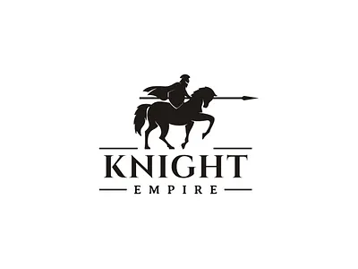 Horse, Wrrior animal armor guardian knight logo soilder warrior