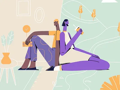 Abbora - web illustration adobe illustrator character character design character illustration colourful illustration illustrator line art procreate vector illustration