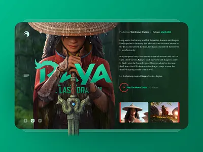 Raya concept design drawingart exploration kids movie movies responsive ui ux web website