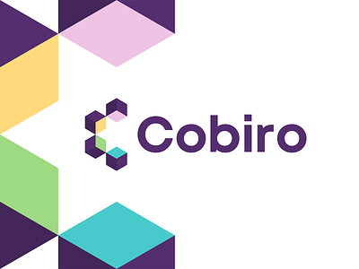 Cobiro website builder logo design: letter C, boxes, modules advertising blocks build grow promote business c colorful domains google ads letter mark monogram logo logo design logomark marketing martech modern modules products seo webshop shop shopping website builder