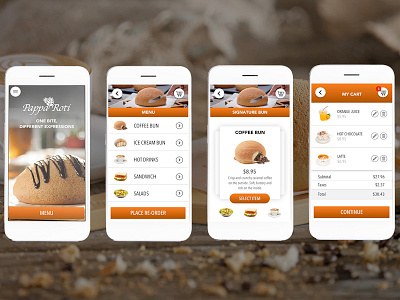 UI Design - Papparoti App ui design