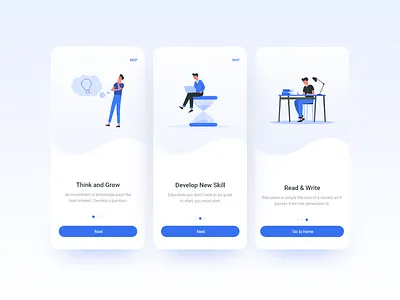 Onboarding design illustration illustrations interface ios iphone mobile mobile app mobile ui onboarding ui walkthrough walkthroughs