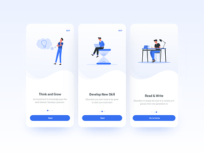 Onboarding design illustration illustrations interface ios iphone mobile mobile app mobile ui onboarding ui walkthrough walkthroughs