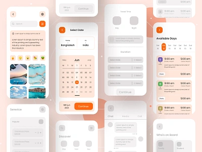 Trip Planner & Social App Concept minimal app mobile app mobile app design mobile interface ticket booking tourism travel travel app travel booking travel concept trip planner vacation app wireframe wireframe ui