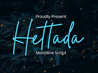 Hettada Script branding film font font font script font wedding illustration monoline