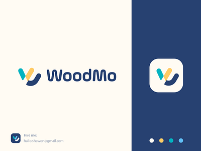 Woodmo Logo Design brand strategy branding business capital case study color crypto custom lettering ecommerce logo icon illustration letter mark monogram logo logos real estate retro thefalcon typography vector wordmark