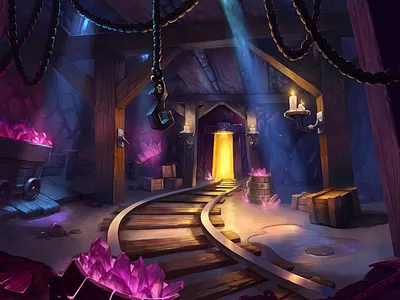 Backgrounds for the Solitaire game background concept drawing game art game design illustration landscape sketch