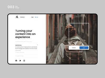 Travel introduction website blog design branding design icon typography ux vector web web design 视觉艺术