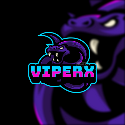 snake esport mascot logo animal animal logo app branding design endr esport logo illustration logo mascot logo snake snake logo vector vipers