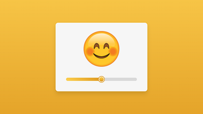 Custom Emoji Range Slider using HTML CSS & JavaScript javascript range slider range slider
