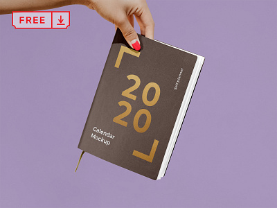 Free Calendar Mockup branding calendar design download free illustration logo mockup print psd typography