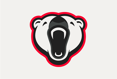 Polar Bear Logo bear head logo polar bear roar