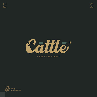 Cattle logo brand brand design brand identity branding design logomark restaurant typo typography