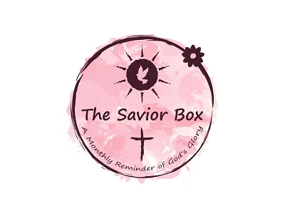The Savior Box Logo app logo art artistic branding business logo christian logo christian logos images christian logos symbols company creative design ecommerce god icon identity illustration logo logotype vector watercolor logo