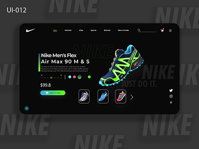 E-commerce Shop - NIKE branding dailyui dailyuichallenge design dribbble graphic design ui ux web website