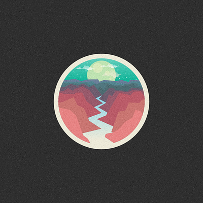 river logo design icon illustration logo sketch vector