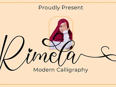 Rimela Script Calligraphy branding film font font script font wedding ligatures monoline