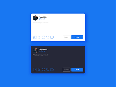 Daily UI:: 081 - Status Update dailyui design socialmedia status status update ui