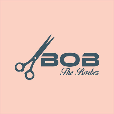 Barber Logo brand logo design flat graphic design illustrator logo minimal realestatelogo versatile versatile logo