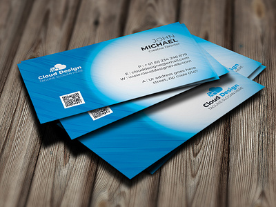 Corporate Business Card black blue business card certificate creative designer flyer graphic green landscape letterhead logo