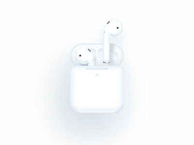 Figma AirPods airpods apple figma illustration minimal ui ux vector website