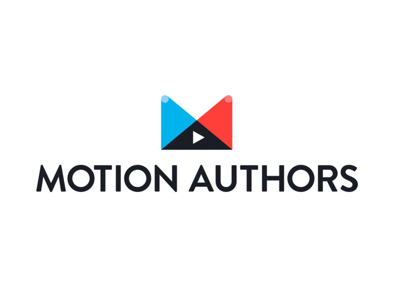 Motion Authors Logo Animation animation design graphic design illustration logo motion graphics