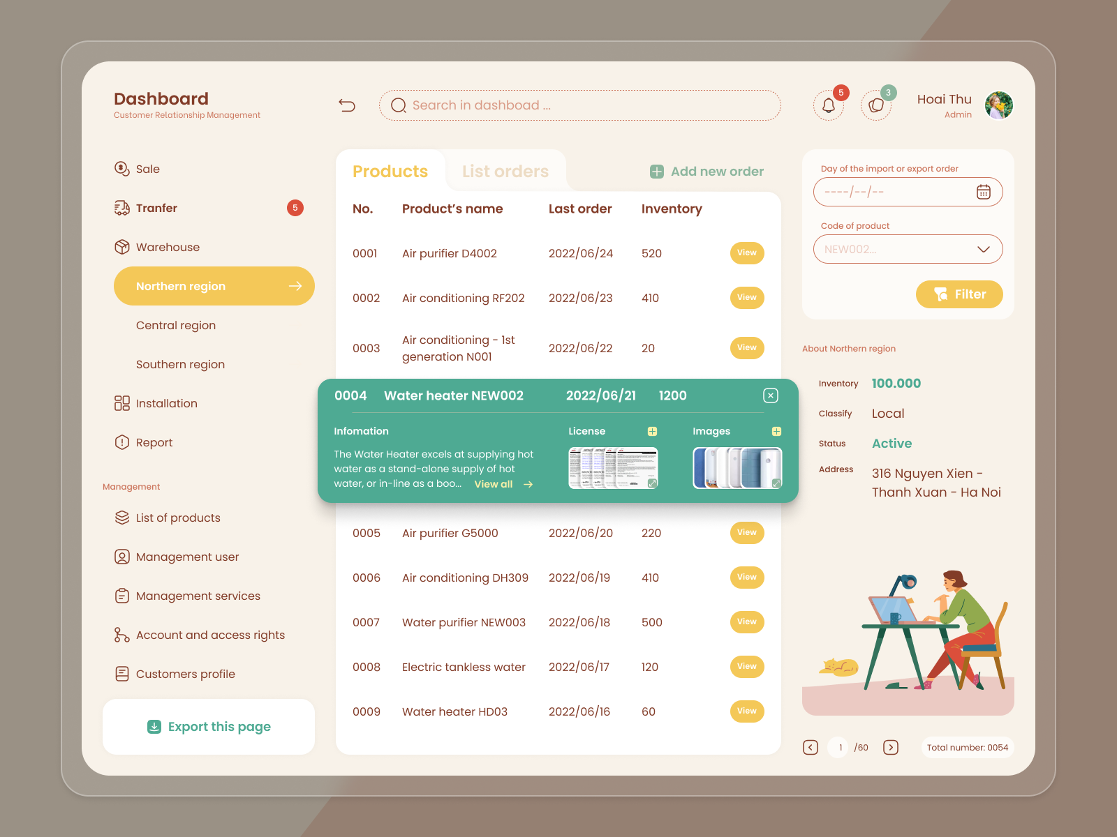 CRM dashboard app dashboard design ui ux web