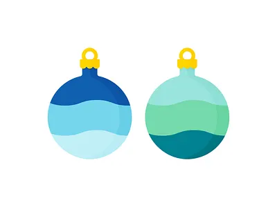 Day 347 - 366 Days of Illustration Challenge - MintSwift bauble baubles christmas christmas ball christmas decoration christmas time christmas tree digital illustration flat design flat illustration flatdesign illustration illustrations illustrator mintswift ombre ornament vector vector illustration xmas