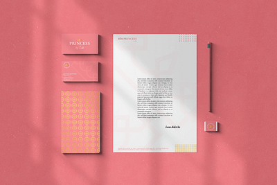 Princess by Lu / Visual Identity clothing brand graphicdesign logotype logotype design pink store visual identity