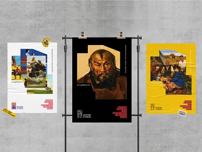 Art Gallery Rebranding artgallery brandidentity branding logo mongoliangraphicdesigners nationalartgallery логотип фирменныйстиль