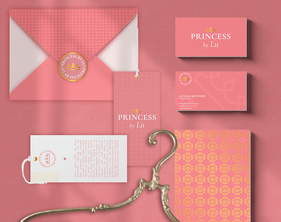 Princess by Lu / Visual Identity brand clothing clothing brand design logo logotype stationery store visual identity