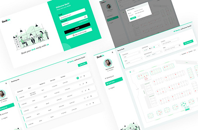 Desk Booking UI booking app deskbook ui