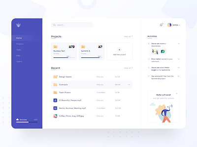 Dropbox Desktop App - Redesign concept design file upload sketch ui ux vector